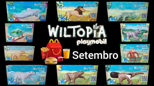 Action Figures Leoa Playmobil Mc Donalds - Embalagem Lacrada - Wiltopia - #
