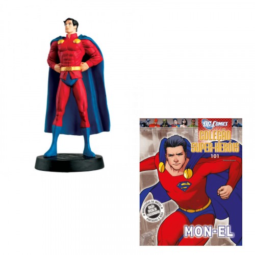 Action Figures Miniatura Dc Mon-el Edição 101 - Dc Comics