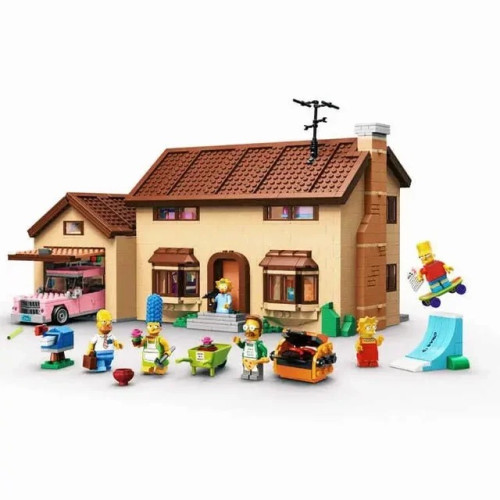 A Casa Dos Simpsons Minifigure De Blocos De Montar 2550 Pçs - Os Simpsons - #