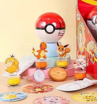 Action Figures Pokemon Pokebola Biscoito Com Surpresa-Pokemon-