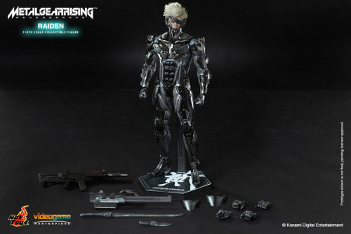 Action Figures Raiden Hot Toys (detalhe na caixa) - Metal Gear Rising - #