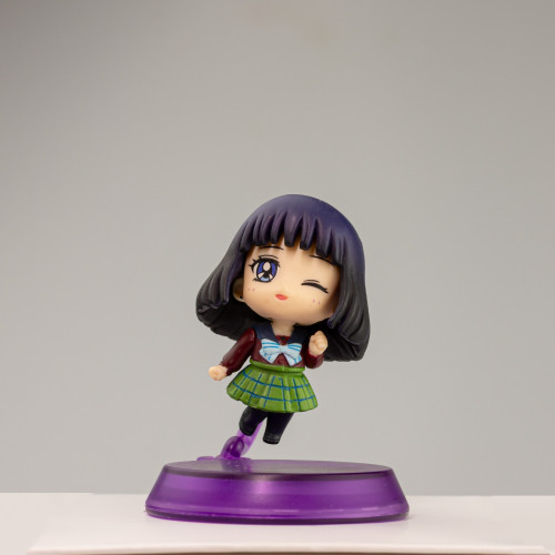 Action Figures Sailor Saturn (hotaru Tomoe) Uniforme Escolar  Petit Chara Sailor Moon # - Produto Original