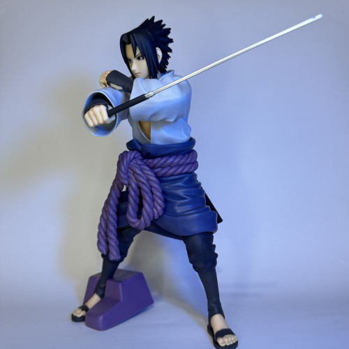 Action Figures Sasuke Uchiha Banpresto 25cm Pvc Naruto Colecionável - Naruto - #