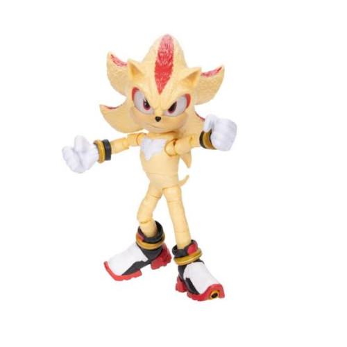 Action Figures Shadow 13cm Sonic 3 Jakks Pacific Super Shadow 12cm Sunny Sonic 3 O Filme Shadow Robotinik Eggman Shadow 12cm Tails Knucles Sega Amy - Sonic 3 - #