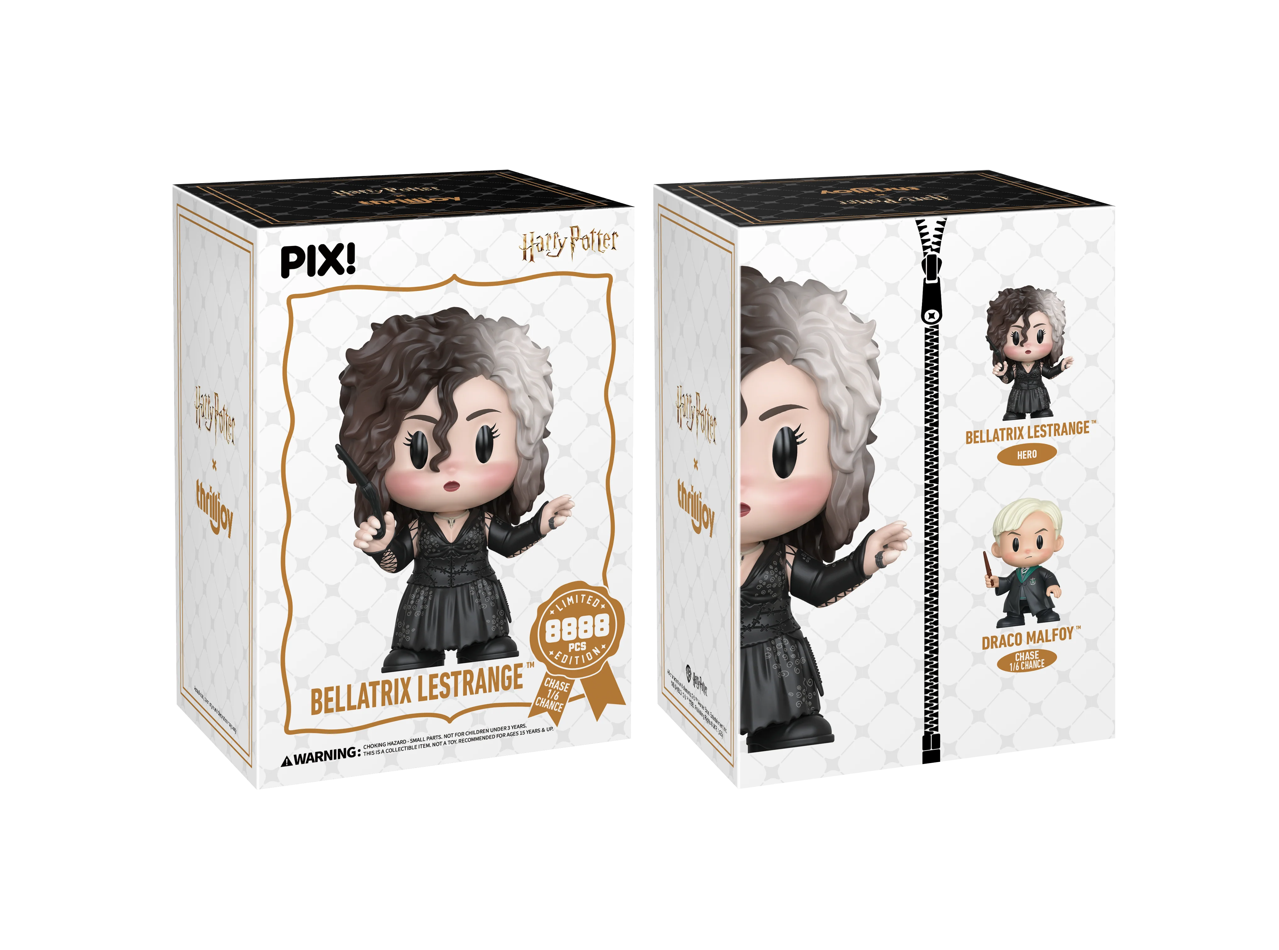 Action Figures Thrilljoy Pix Bellatrix Lestrange (Regular) Harry Potter # - Produto Original