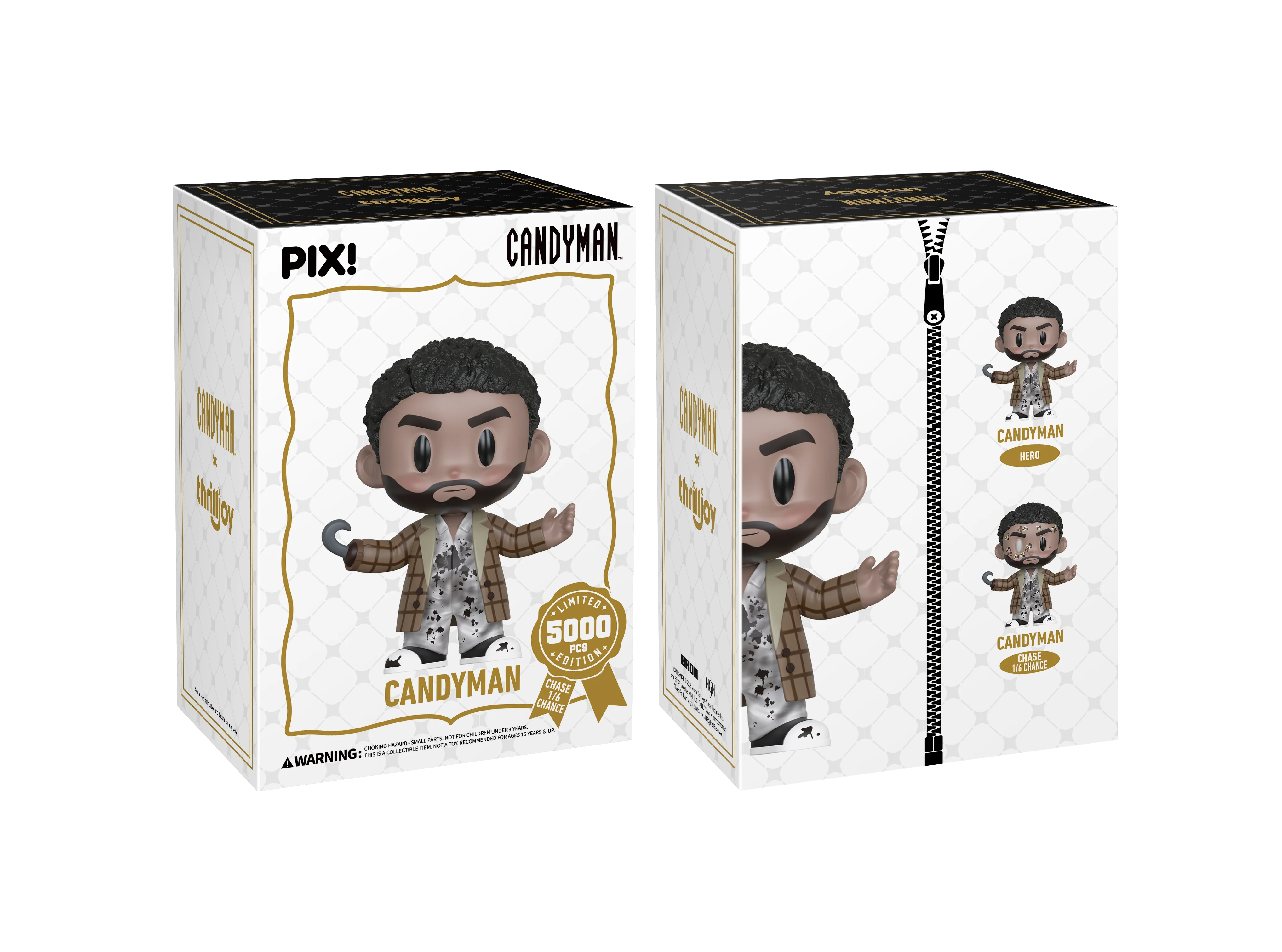 Action Figures Thrilljoy Pix Candyman (Regular) Candyman # - Produto Original