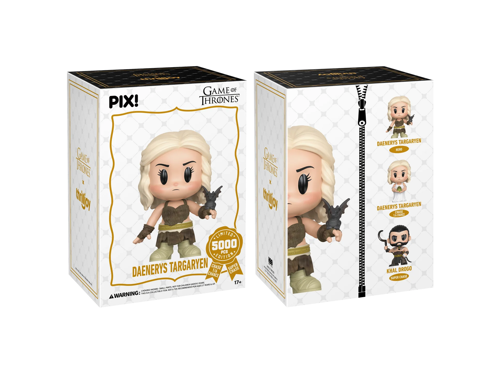 Action Figures Thrilljoy Pix Daenerys Targaryen (Regular) Game Of Thrones # - Produto Original