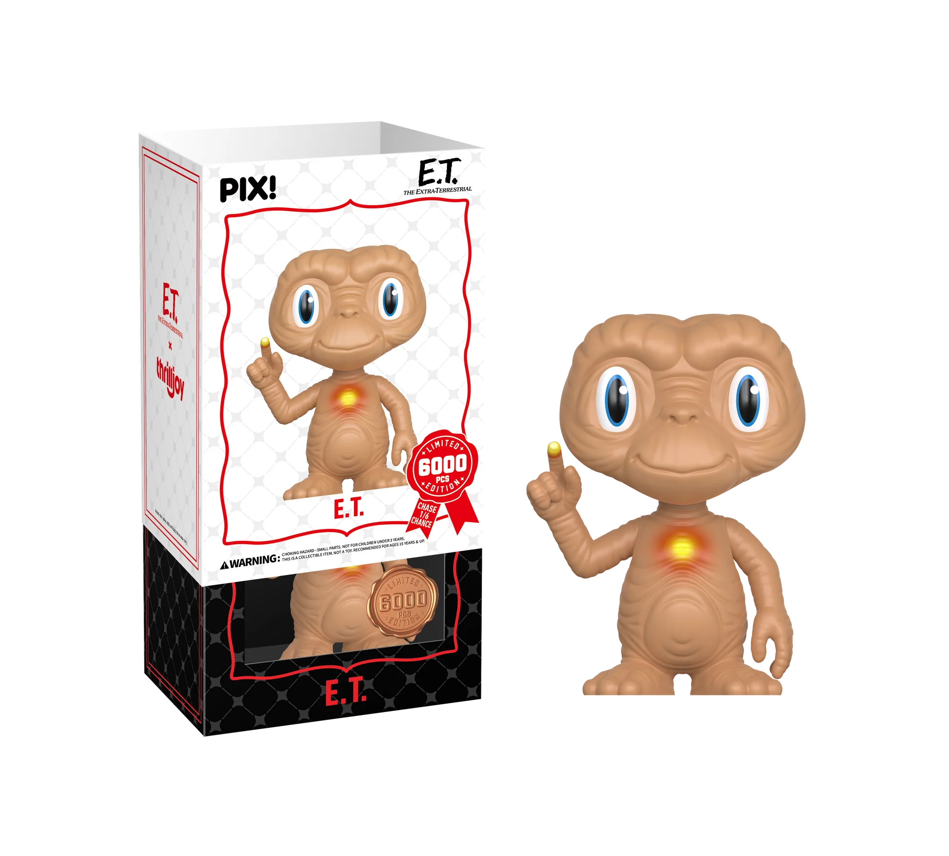 Action Figures Thrilljoy Pix E.T. (regular) E.T The Extra-Terrestrial # - Produto Original