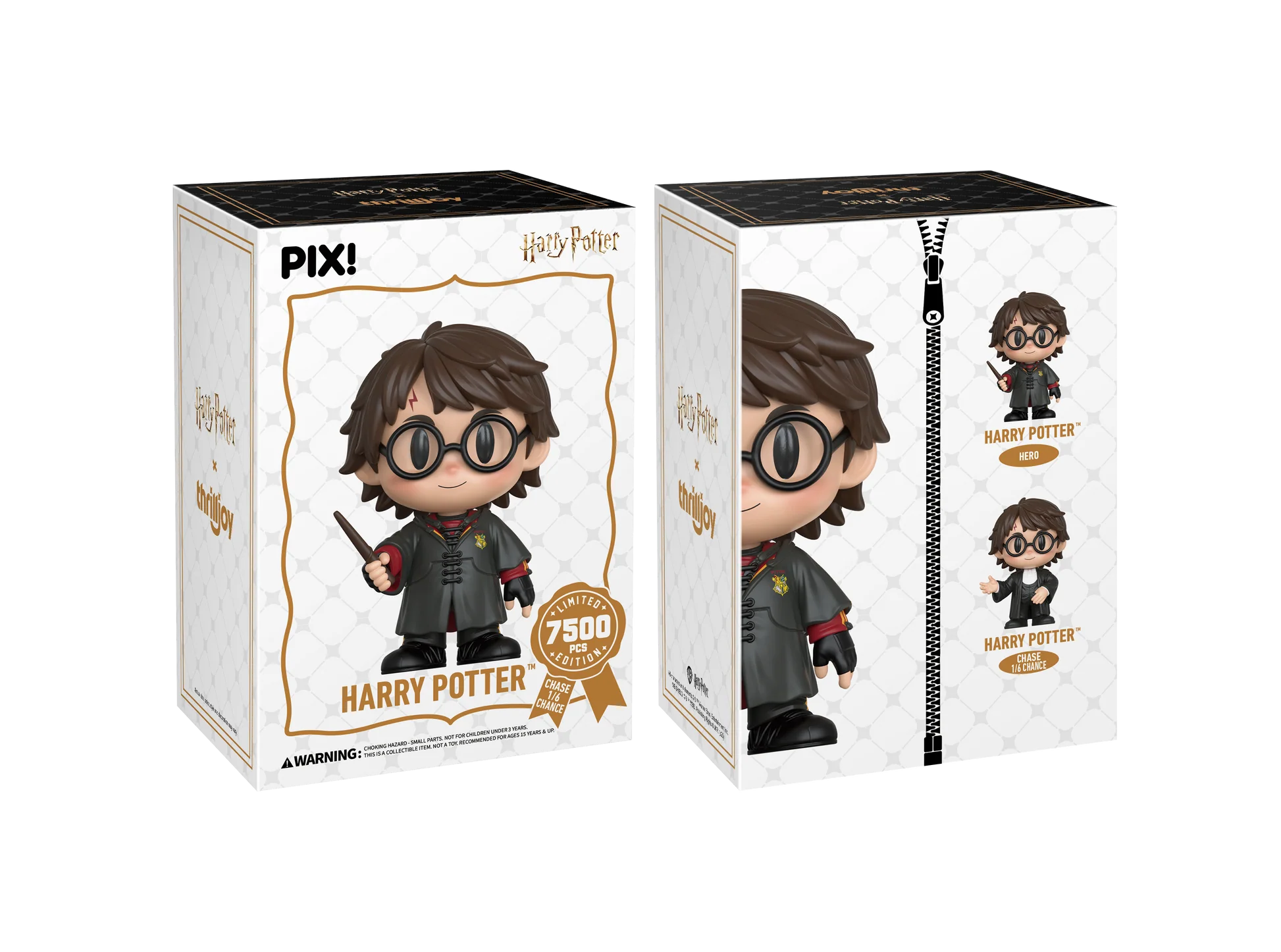 Action Figures Thrilljoy Pix Harry Potter (regular) Harry Potter # - Produto Original