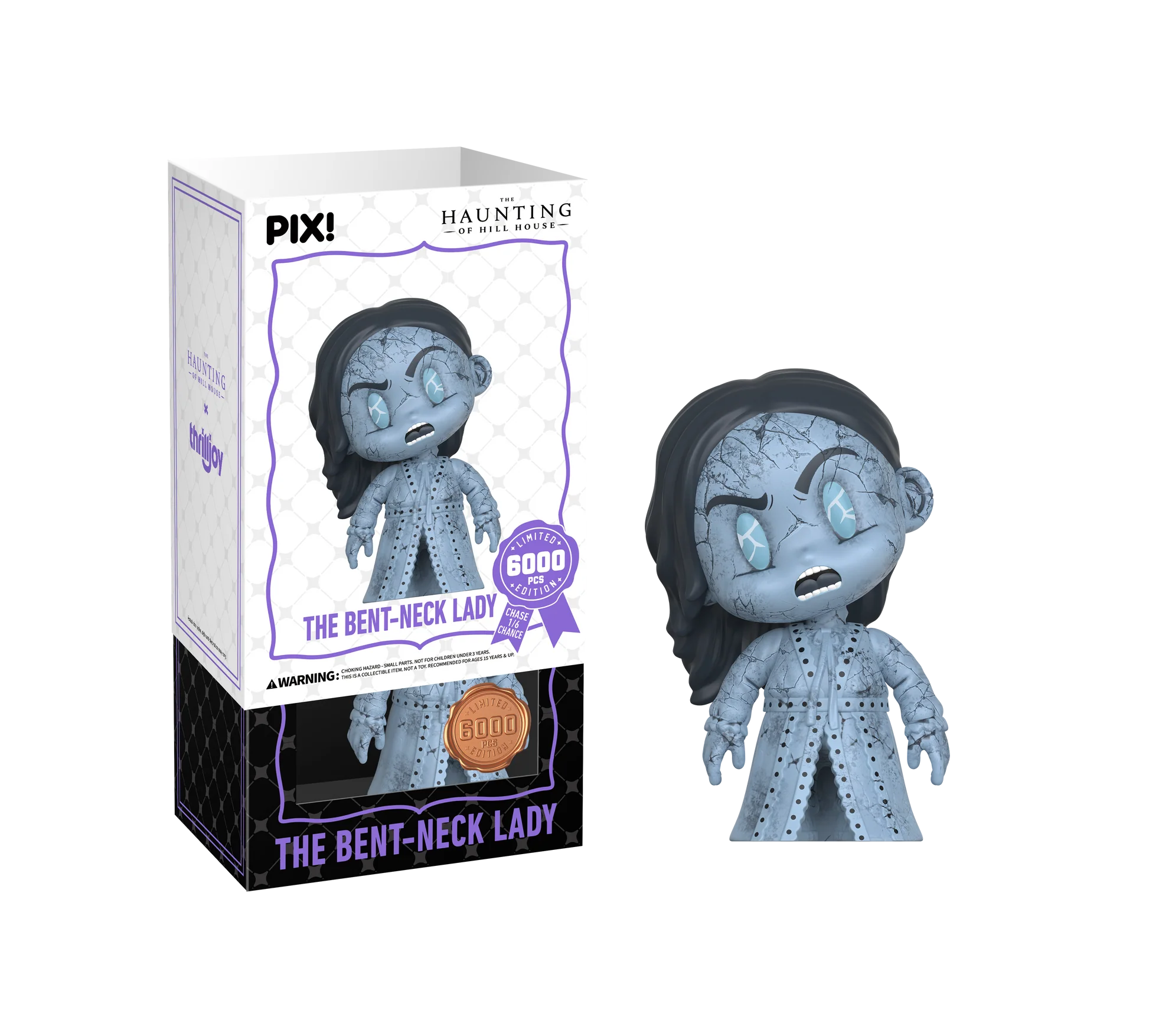 Action Figures Thrilljoy Pix The Bent-neck Lady (regular) The Haunting Of Hill House # - Produto Original