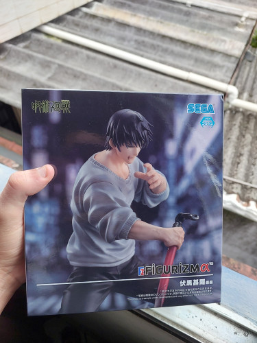 Action Figures Toji Fushiguro Diorama De Moletom Branco Jujutsu Kaisen Figurizma Sega-Jujutsu Kaisen-