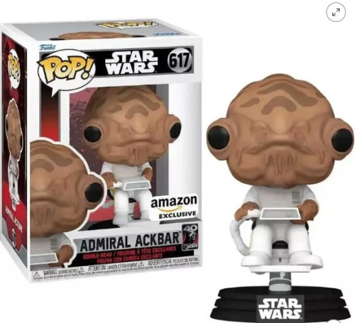 Admiral Ackbar 617 Funko Pop Original Exclusivo Amazon Star Wars - Star Wars - #617 - Funko Pop - #617 - FUNKO POP  #617