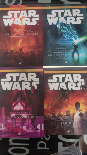 Box Star Wars Trilogia Thrawn (vol 1, 2, 3, 4) Autografado-Star Wars-