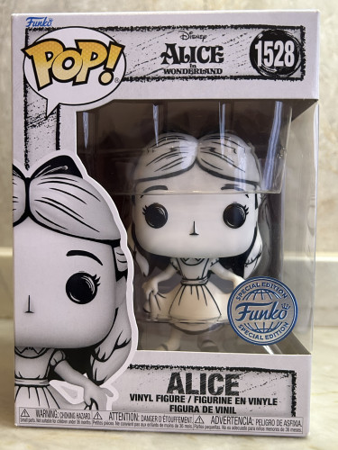 Funko Pop Alice ( Sketched ) Alice No País Das Maravilhas - exclusiva - Selo Special Edition --Disney Alice In Wonderland-1528