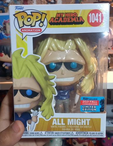 Funko Pop All Might #1041 2021 Fall Convention Exclusive-My Hero Academy-1041