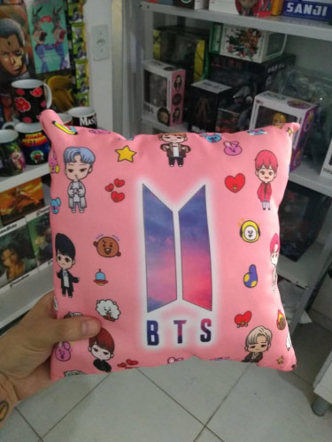 Almofada BT21 - Kpop Bts - NerdDog Store Chimmy Cooky Tata Koya Shooky Mang Van RJ Nenhuma # - Produto Original