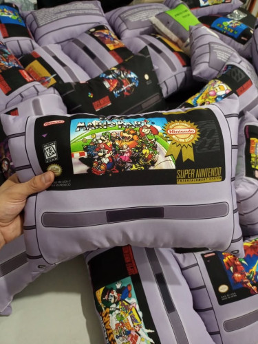 Almofada Mario Kart Snes - NerdDog Store Toad Koopa Troopa Bowser Yoshi Luigi Cartucho Donkei Kong Nenhuma # - Produto Original