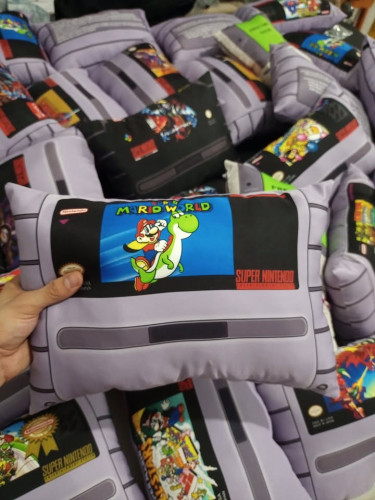 Almofada Super Mario World - NerdDog Store Snes Luigi Toad Bowser Yoshi Cartucho Nintendo Nenhuma # - Produto Original
