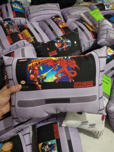 Almofada Super Metroid - NerdDog Store Samus Aran Snes Motherbrain Variasuit Nenhuma # - Produto Original