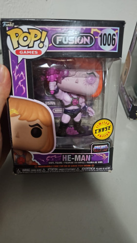 Amassado - Funko Pop 1006 - He Man ( CHASE ) - Veja Descrição - He Man - #1006