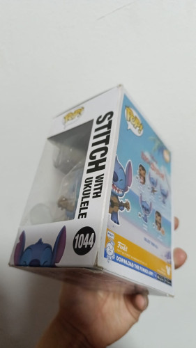 Amassado - Funko Pop 1044 - Stitch - Veja Descrição - Lilo E Stitch - #1044