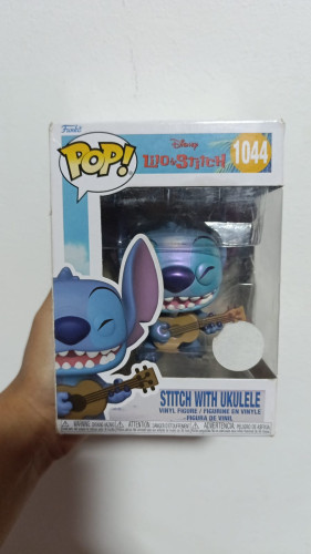 Amassado - Funko Pop 1044 - Stitch - Veja Descrição-Lilo E Stitch-1044