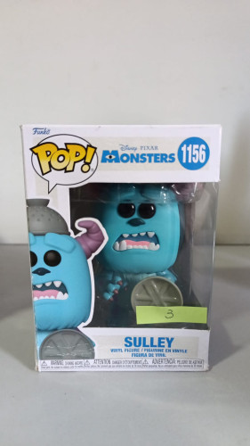 Amassado - Funko Pop 1156 - Sulley - Veja Descrição Monstros S.A #1156 - Produto Original