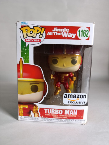 Amassado - Funko Pop 1162 - Turbo Man  - Veja Descrição Pop Movies #1162 - Produto Original