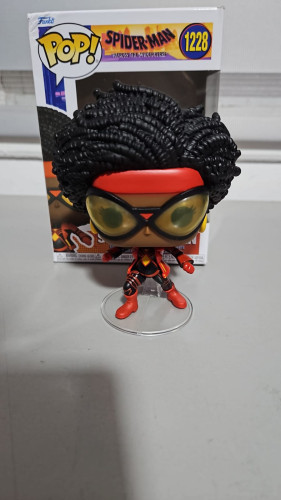 Amassado - Funko Pop 1228 - Spider Woman - Veja Descrição - Spider-man Into The Spiderverse - #1228