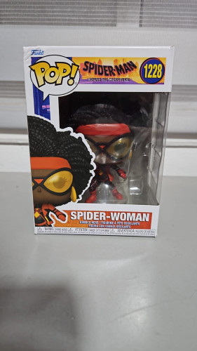 Amassado - Funko Pop 1228 - Spider Woman - Veja Descrição - Spider-man Into The Spiderverse - #1228