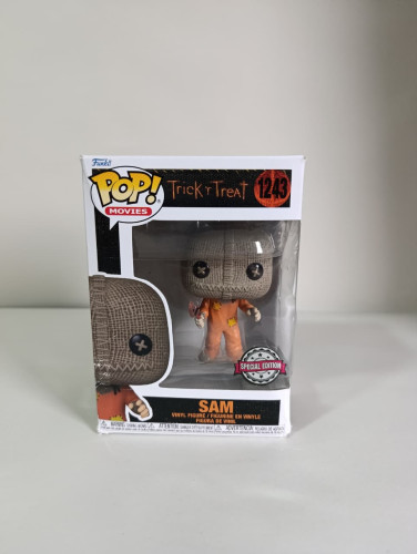 Amassado - Funko Pop 1243 - Sam - Veja Descrição Movies Trick 'r Treat #1243 - Produto Original