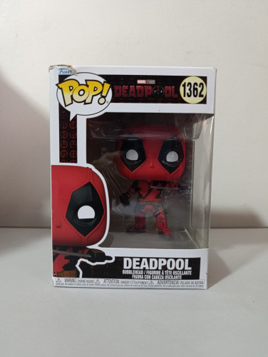 Amassado - Funko Pop 1362 - Deadpool - Veja Descrição-Deadpool & Wolverine-1362