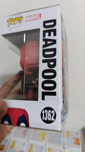 Amassado - Funko Pop 1362 - Deadpool - Veja Descrição - Deadpool & Wolverine - #1362