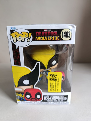 Amassado - Funko Pop 1403 - Wolverine  - Veja Descrição Marvel Deadpool Vs Wolverine #327 - Produto Original