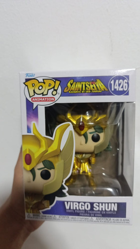 Amassado - Funko Pop 1426 - Shun ( cola no rosto ) - Veja Descrição-CDZ - Cavaleiros Do Zodiaco-1426