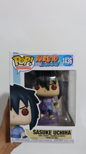 Amassado - Funko Pop 1436 Sasuke Uchiha - Veja Descrição-Naruto-1436