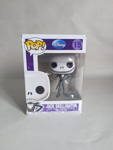 Amassado - Funko Pop 15 - Jack Skellington - Veja Descrição Disney #15 - Produto Original