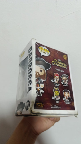 Amassado - Funko Pop 173 - Barbosa - Veja Descrição - Piratas Do Caribe - #173
