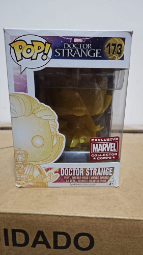 Amassado - Funko Pop 173 - Doutor Estranho - Veja Descrição-Marvel-173