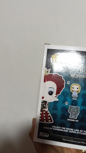 Amassado - Funko Pop 179 - Queen of Hearts - Veja Descrição - Alice No País Das Maravilhas - #179