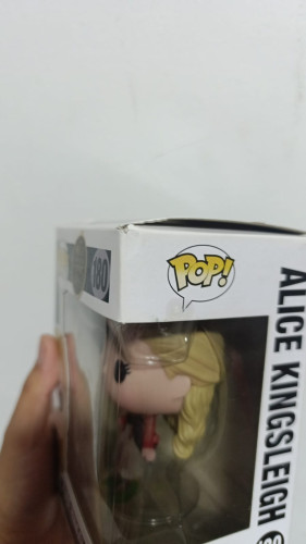 Amassado - Funko Pop 180 - Alice Kingsleigh - Veja Descrição - Alice Through The Looking Glass - #180
