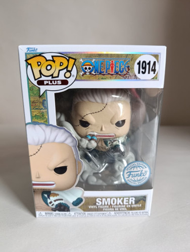 Amassado - Funko Pop 1914 - Smoker ( DETALHE NO CHARUTO ) - Veja Descrição One Piece #1914 - Produto Original