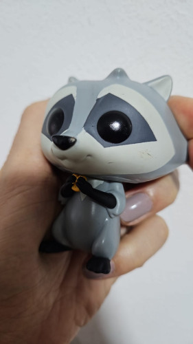 Amassado - Funko Pop 198 - Meeko ( marca no rosto ) - Veja Descrição - Disney - #198