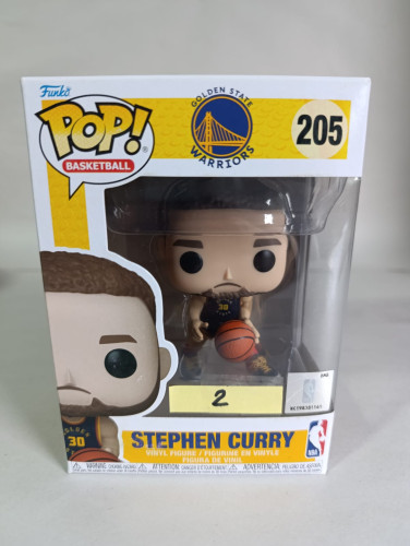 Amassado - Funko Pop 205 - Stephen Curry - Veja Descrição NBA #205 - Produto Original