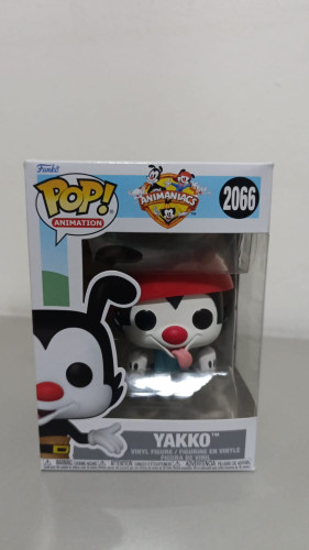 Amassado - Funko Pop 2065 - Wakko ( CAIXA TROCADA ) - Veja Descrição Animaniacs #2065 - Produto Original
