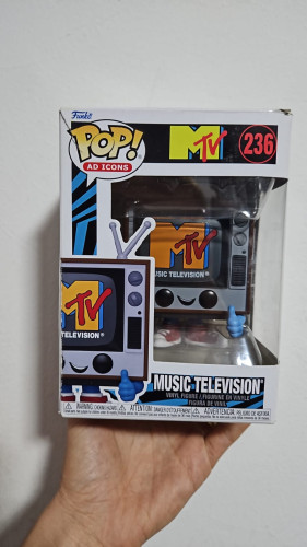 Amassado - Funko Pop 236 - Music Television  Veja Descrição - AD Icons - #236