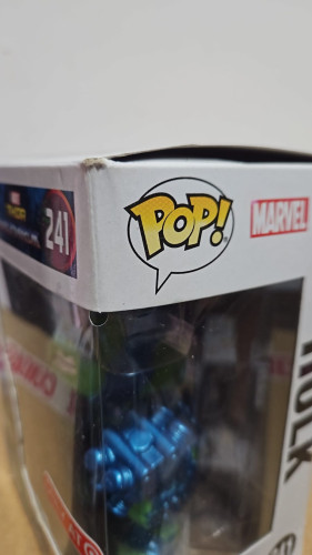 Amassado - Funko Pop 241 - Hulk - Veja Descrição - Marvel - #241