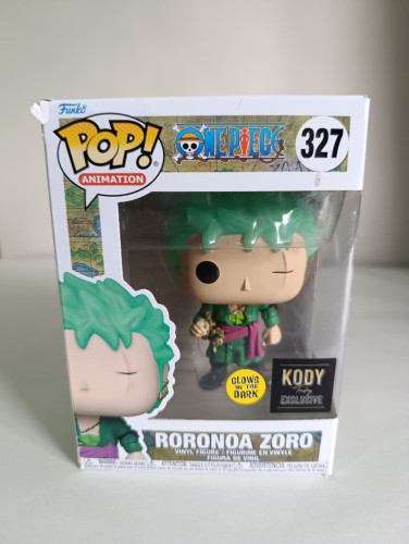 Amassado - Funko Pop 327 - Roronoa Zoro - Veja Descrição One Piece #327 - Produto Original