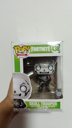 Amassado - Funko Pop 438 - Skull Trooper - Veja Descrição-Fortnite-438