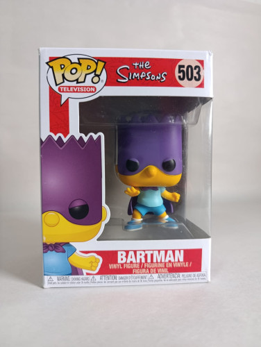 Amassado - Funko Pop 503 - Bartman - Veja Descrição The Simpsons #503 - Produto Original
